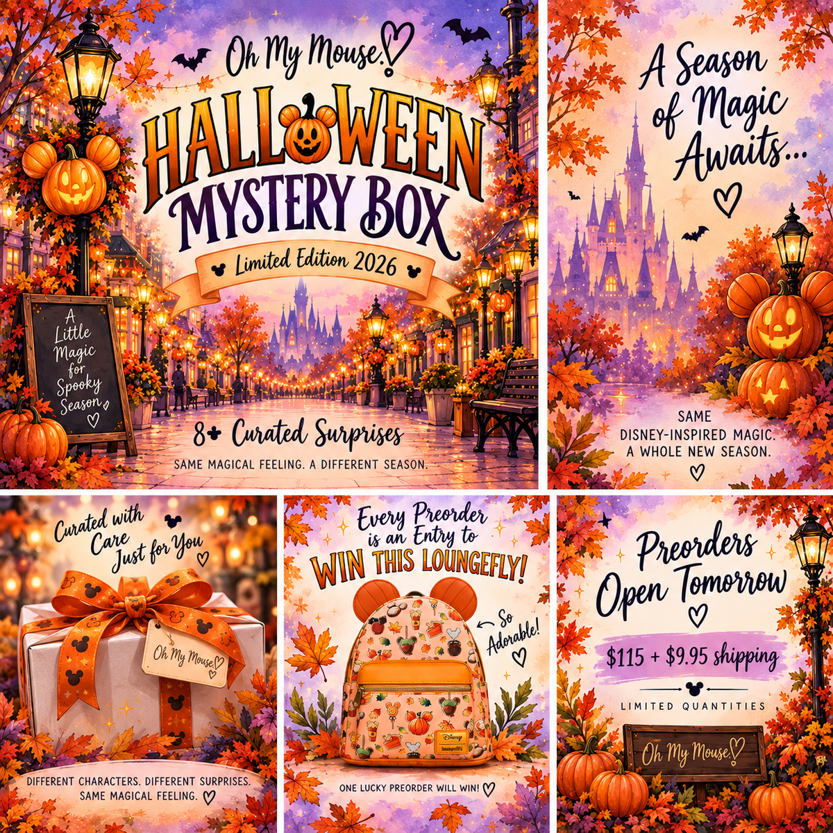 Oh My Mouse! Halloween Mystery Box 🎃 | PREORDER
